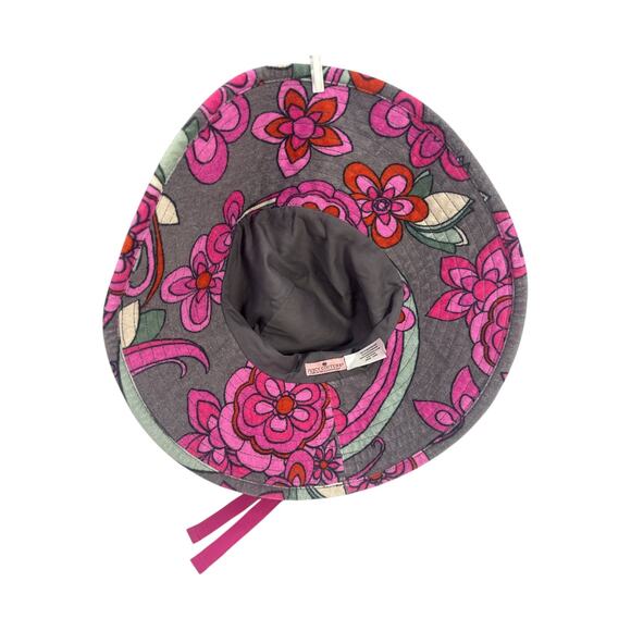 NWOT Juicy Couture Floral Bucket Hat Y2K Pink Retro